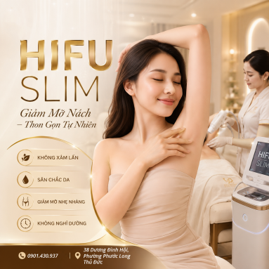 Hifu Slim Giảm Mỡ Nách – Giải Pháp Thon Gọn Không Phẫu Thuật Được Nhiều Người Quan Tâm