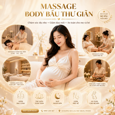 Massage Body Bầu – Giải Pháp Thư Giãn Và Chăm Sóc Sức Khỏe Toàn Diện Cho Mẹ Mang Thai