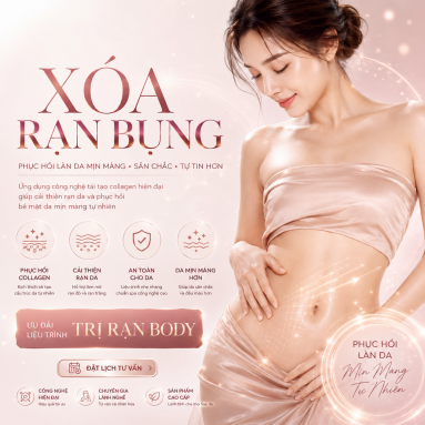Xóa Rạn Bụng Hiệu Quả – Phục Hồi Làn Da Mịn Màng Và Săn Chắc